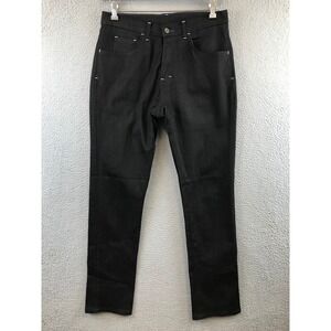 Blue Delta David Black Dark Wash Slim Fit Denim Jeans Men's Size 32x33